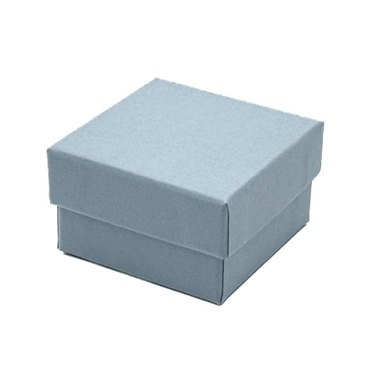 Antigua | Pastel-Colour Ring / Stud Earring Box, 50x50mm | FSC-Certified Gift Packaging (Pack of 50)
