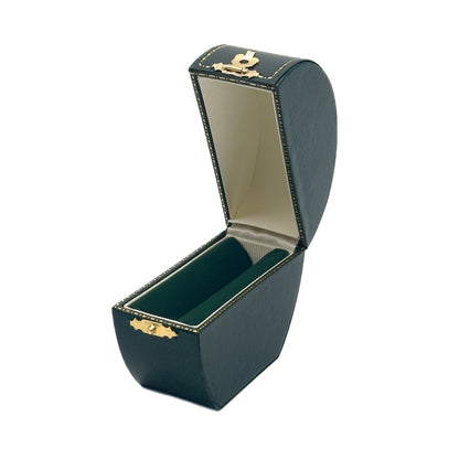 Venice Antique | Vintage Round Green Bangle Case with Gold Clasp (Pack of 6)