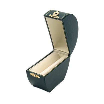 Venice Antique | Vintage Round Green Bangle Case with Gold Clasp (Pack of 6)