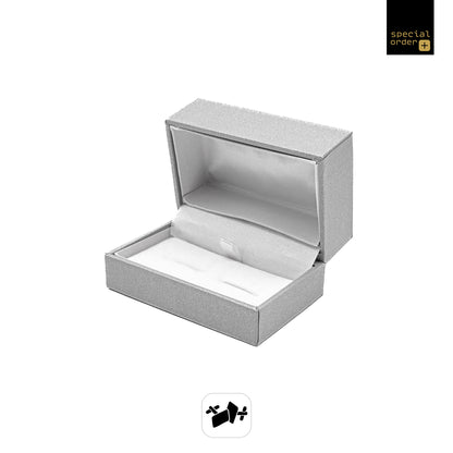 Milano Argent Silver (Special Order) | Cufflink Case (Pack of 12)