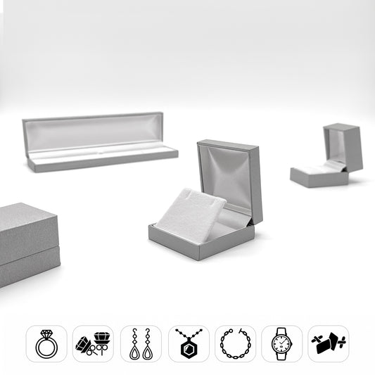 Milano Argent Silver Range | Neo-Vintage Leatherette Cases (Packs of 12)