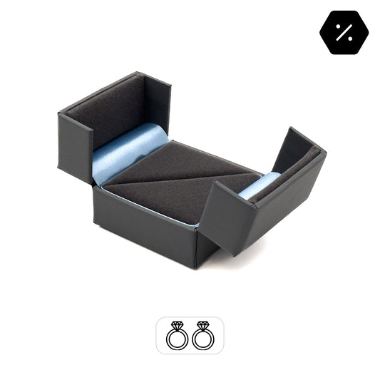 Athens | Magnetic Double Door Wedding Ring Case (Pack of 10)