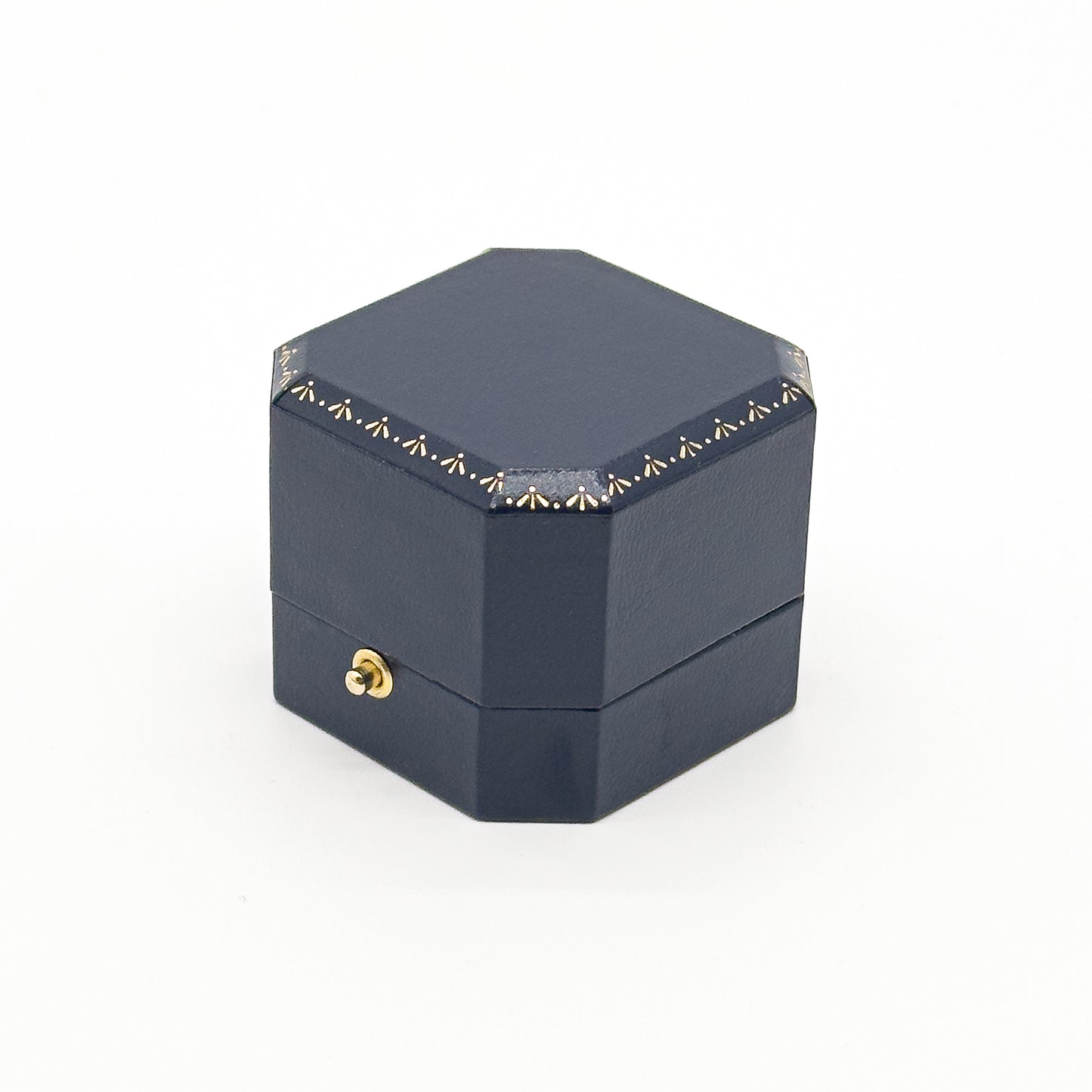 Windsor Vintage | Leatherette Stud Earring Case with Gold Tooling (Pack of 12)