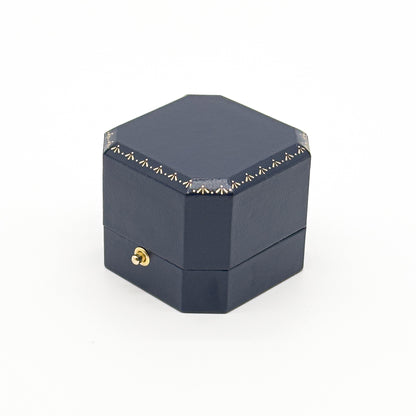 Windsor Vintage | Leatherette Stud Earring Case with Gold Tooling (Pack of 12)