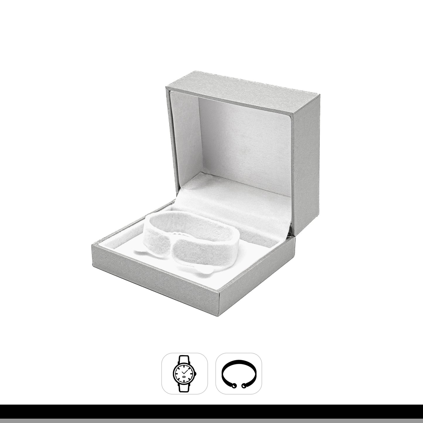 Milano Argent Silver Range | Neo-Vintage Leatherette Cases (Packs of 12)