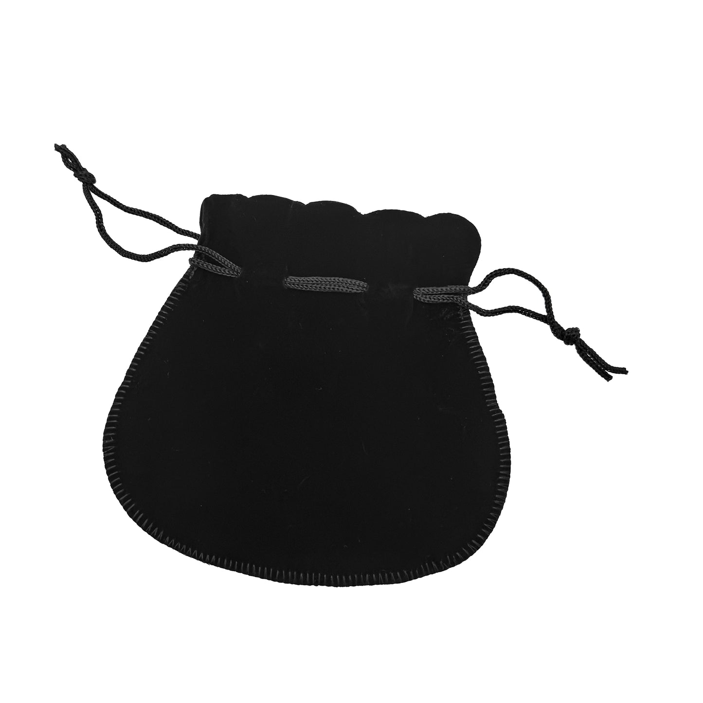 Black Velveteen Bell Pouches | Only £10 for 50 Pouches | Perfect for Gifts (Pack of 50)
