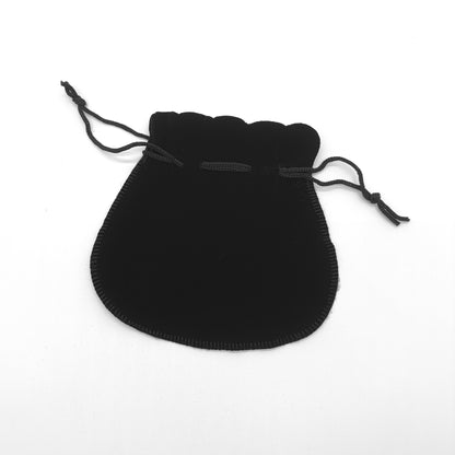 Black Velveteen Bell Pouches | Perfect for Gifts (Pack of 50)