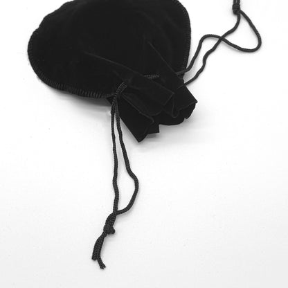 Black Velveteen Bell Pouches | Perfect for Gifts (Pack of 50)