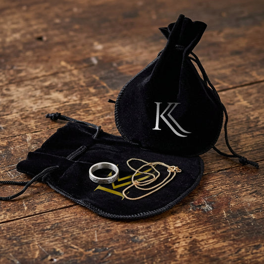 Black Velveteen Bell Pouches | Only £10 for 50 Pouches | Perfect for Gifts (Pack of 50)