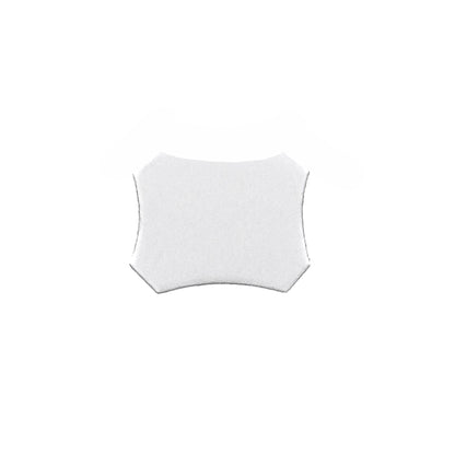Shaped Writing Blanks | Durable Matt White Ticket Cards | Jewellers' Essentials (Pack of 100)