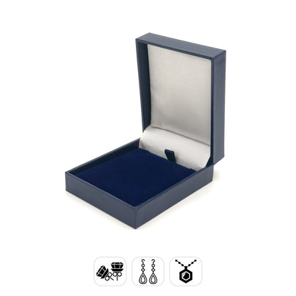 Marham | Classic Plain Leatherette Pendant Case (Pack of 12)