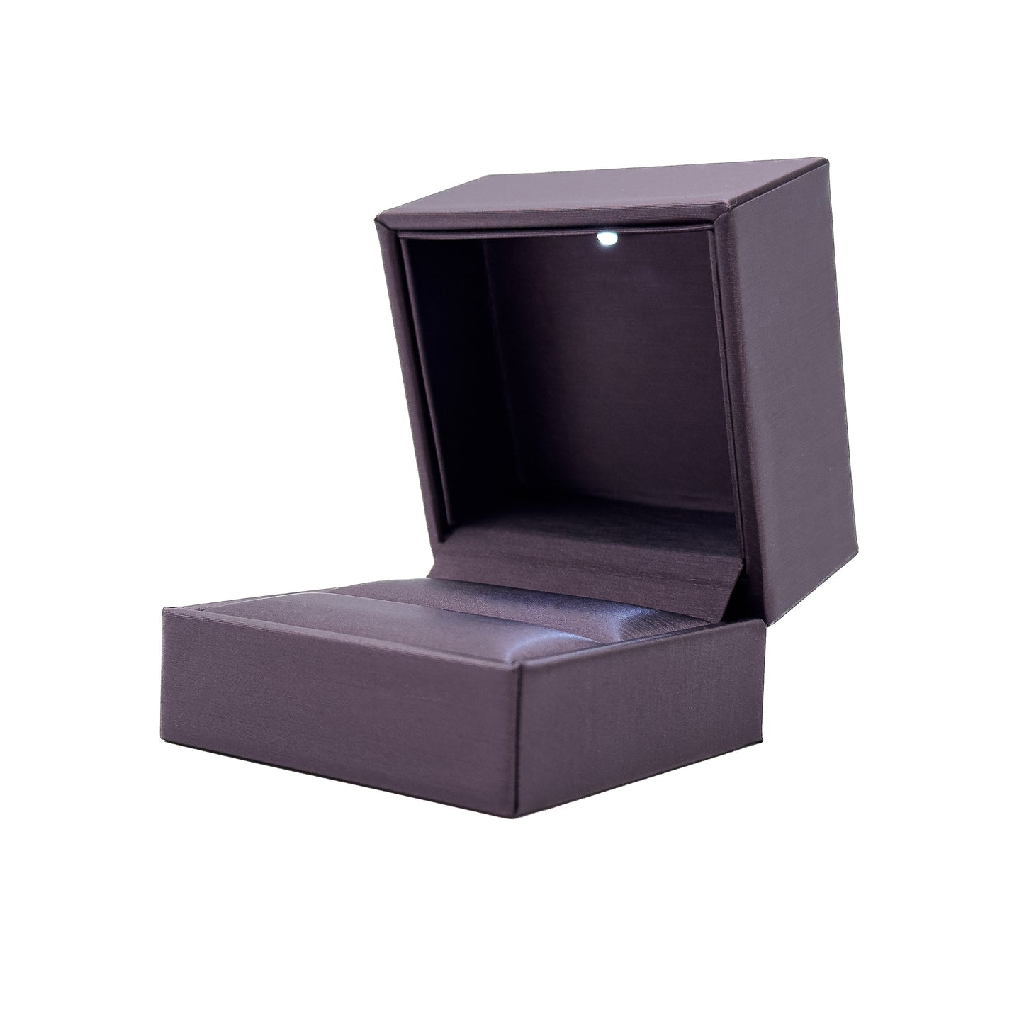 Brilliant | Luxury Satin-Grained LED Ring Case (Pack of 6)