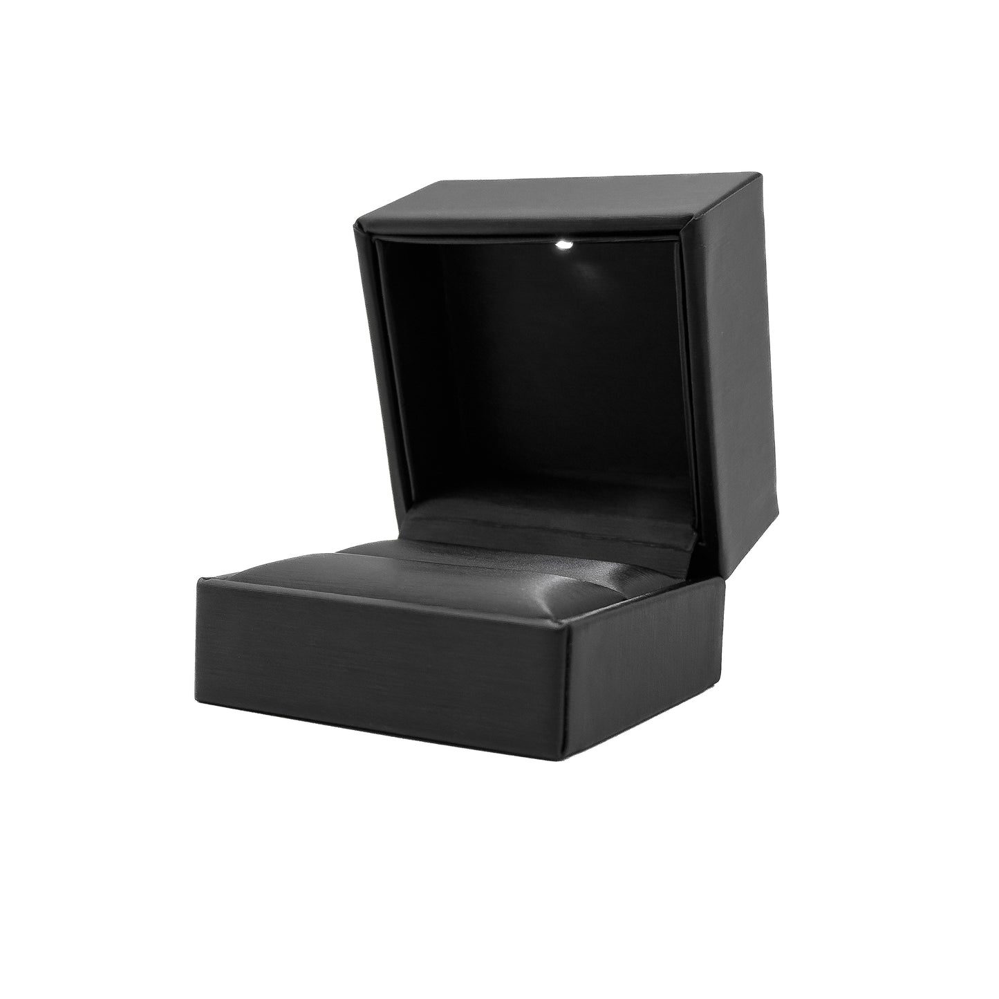Brilliant | Luxury Satin-Grained LED Ring Case (Pack of 6)