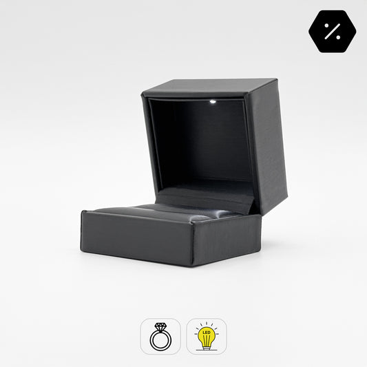 Brilliant | Luxury Satin LED Ring Case (Pack of 6)