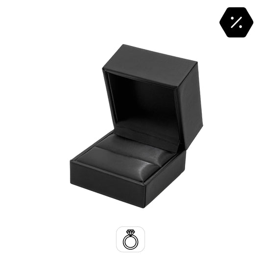 Brilliant | Luxury Satin-Grained Ring Case (Pack of 12)