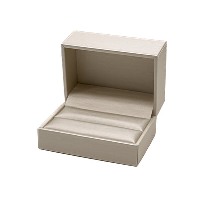 Brilliant | Luxury Satin-Grained Double Wedding Ring Case (Pack of 12)