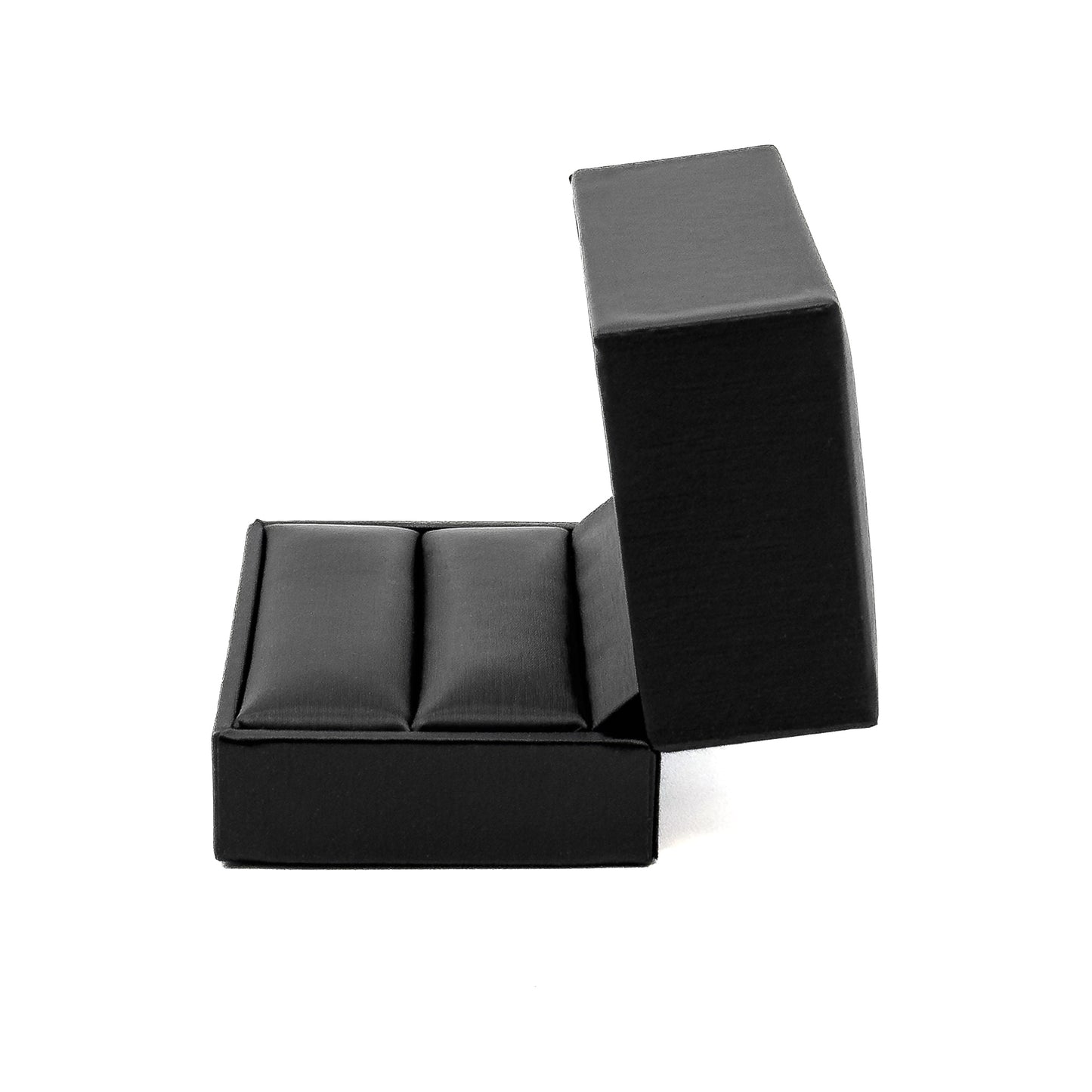 Brilliant | Luxury Satin-Grained Double Wedding Ring Case (Pack of 12)