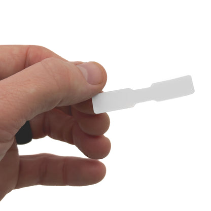 Budget White Dumbbell-Shaped Labels with Dispenser Pack | Jewellers' Essentials (Pack of 1000)