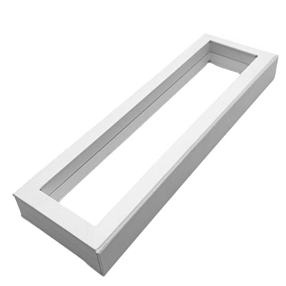 Cairo | Luxury White Floating Frame Case for Bracelets, Gifts & Collectible Coins (Pack of 1)