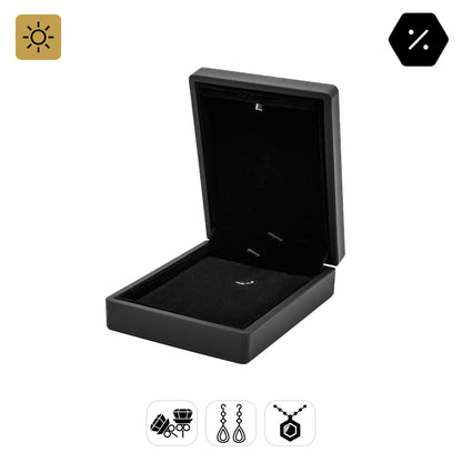 Cambridge LED | Luxury Soft-Touch Pendant Case for Illuminated Display (Pack of 12)