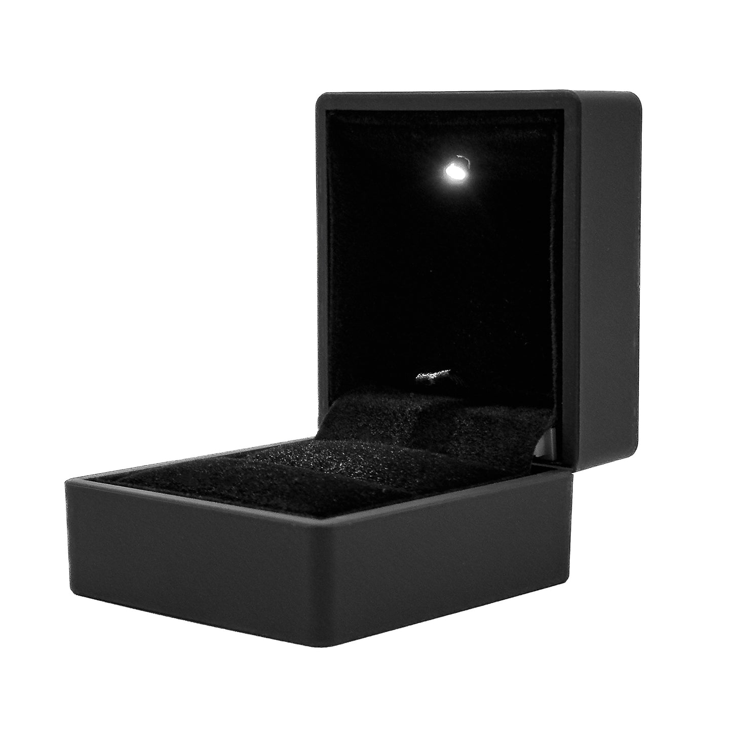 Cambridge LED | Luxury Soft-Touch Ring Case for Illuminated Display (Pack of 12)