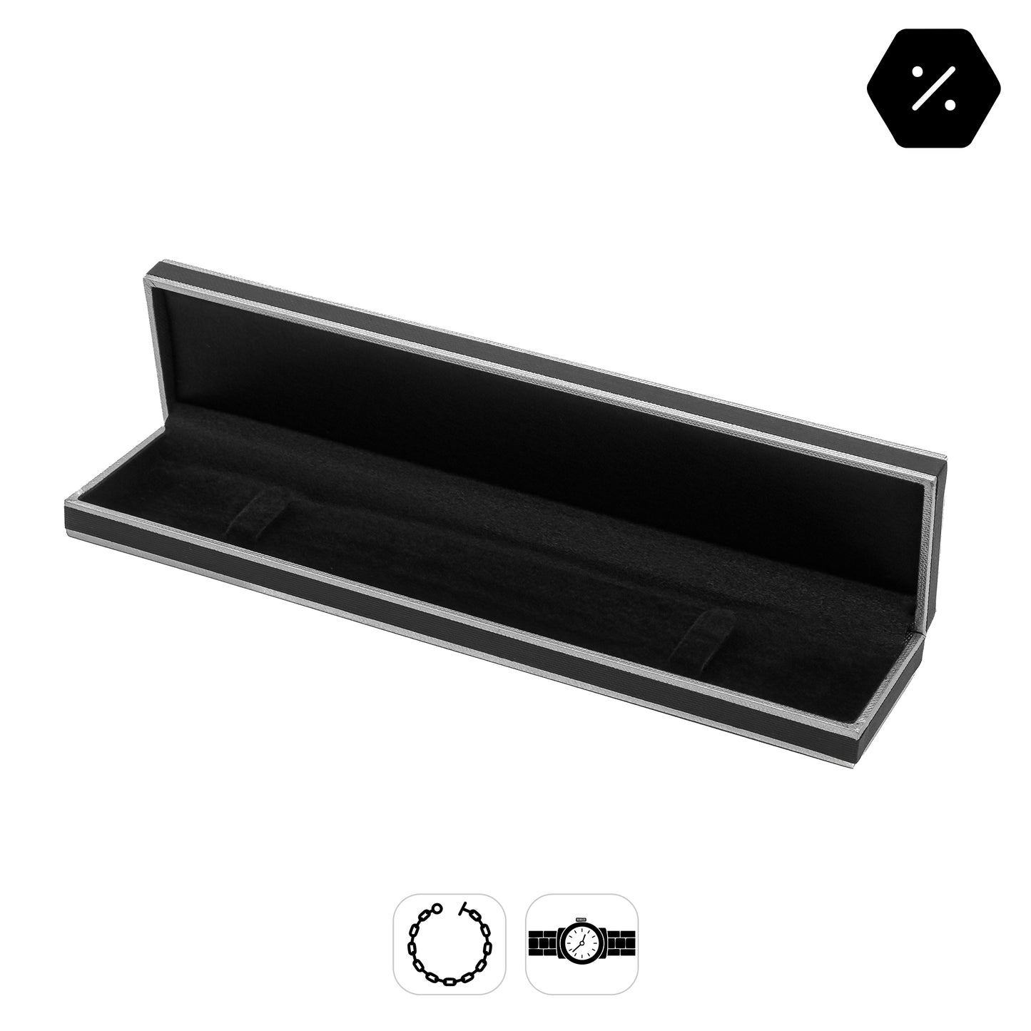 Celebration | French-Inspired Bracelet Case with Textured Monochrome Finish (Pack of 12)