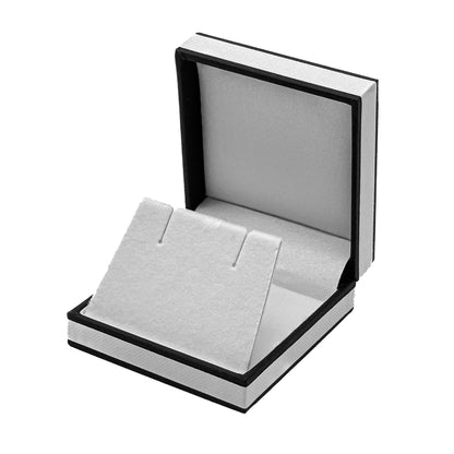 Celebration | French-Inspired Drop Earring Case with Textured Monochrome Finish (Pack of 12)