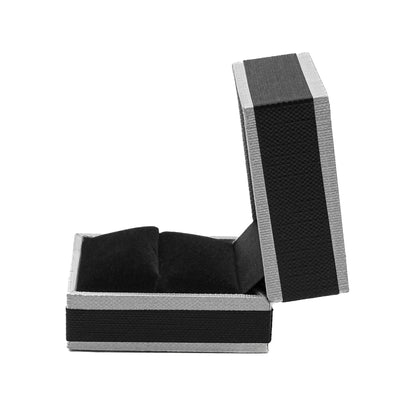 Celebration | French-Inspired Ring Case with Textured Monochrome Finish (Pack of 12)