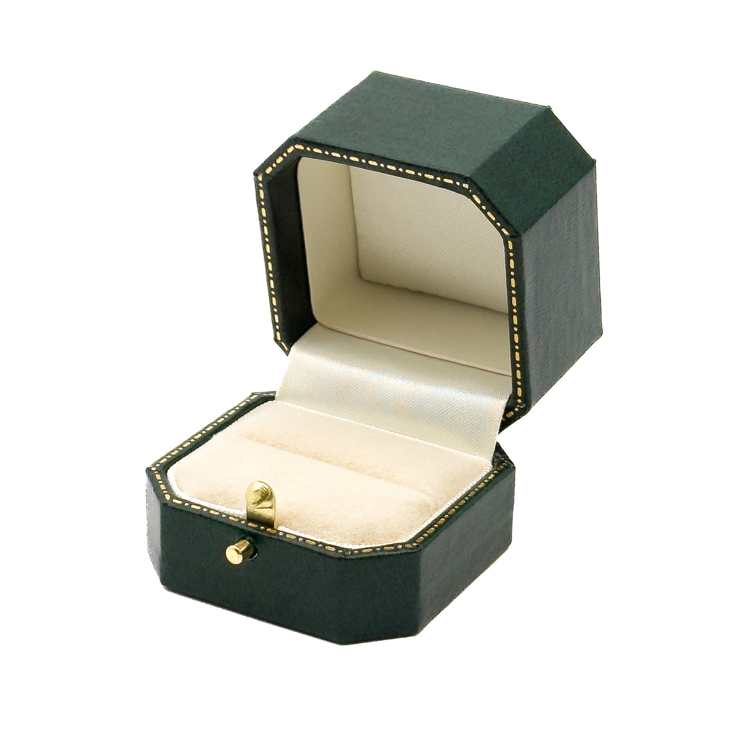 Venice Classic | Ring Case with Cut-Off Corners & Gold Push-Button Closure - Edwardian Style (Pack of 6)