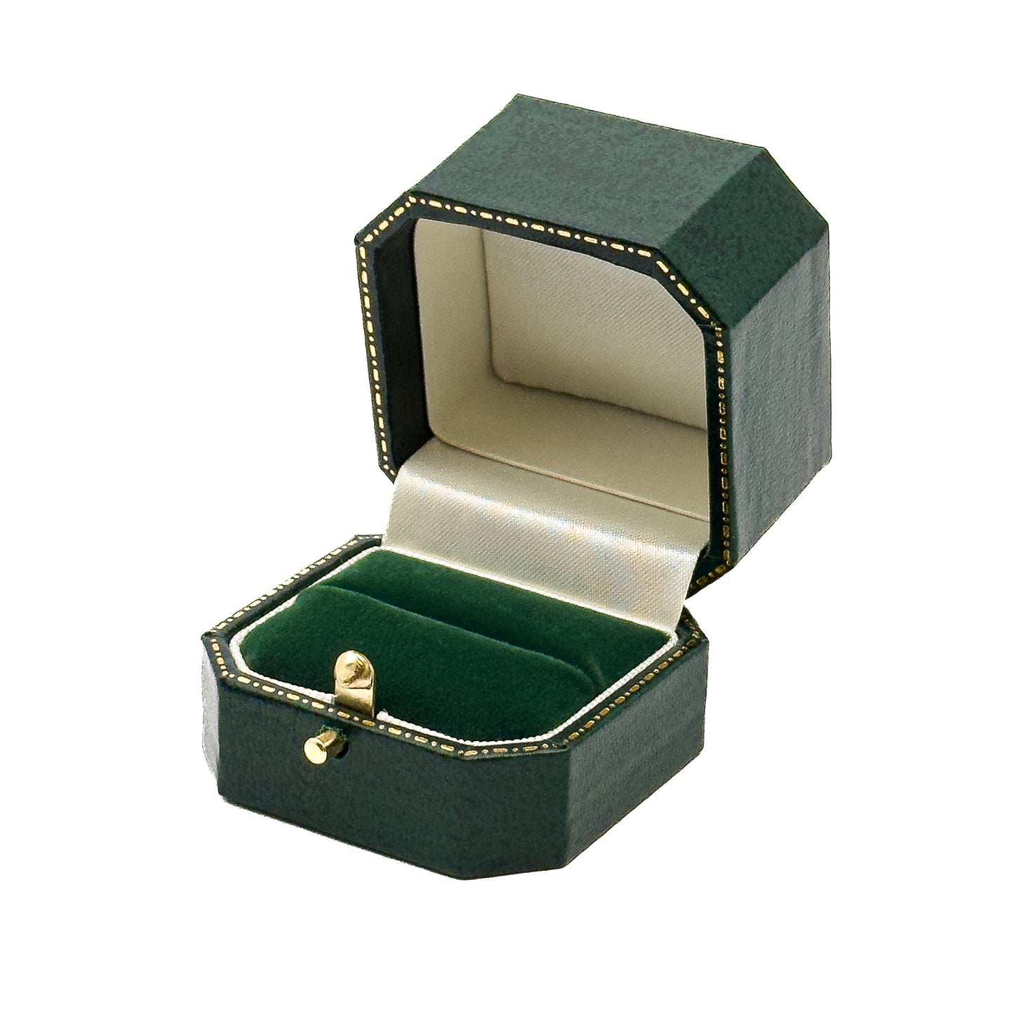 Venice Classic | Ring Case with Cut-Off Corners & Gold Push-Button Closure - Edwardian Style (Pack of 6)