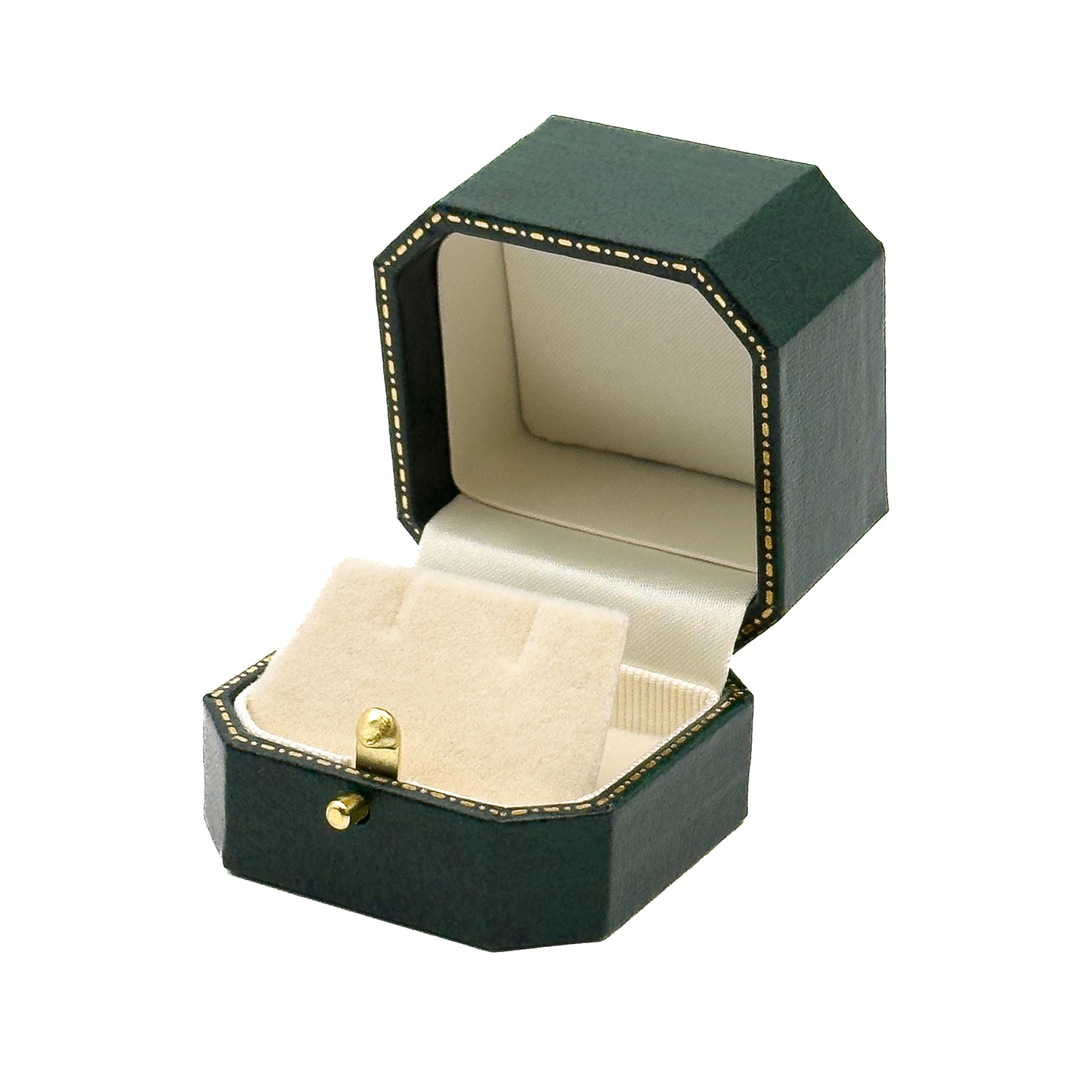 Venice Classic | Stud Earring Case with Cut-Off Corners & Gold Push-Button Closure - Edwardian Style (Pack of 6)