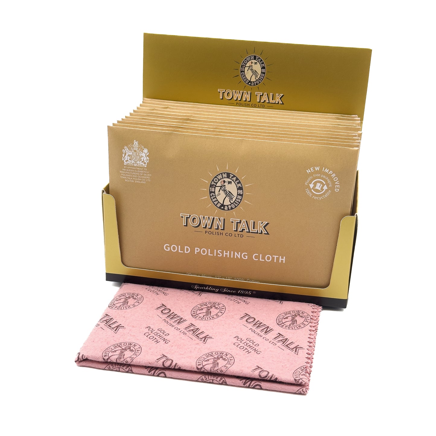 Gold & Silver Anti-Tarnish Polishing Cloths | Town Talk Polishing | Jewellers' Essentials