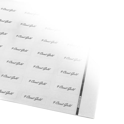 Jewellery Composition Labels | Self-Adhesive | Jewellers' Essentials (Pack of 350)