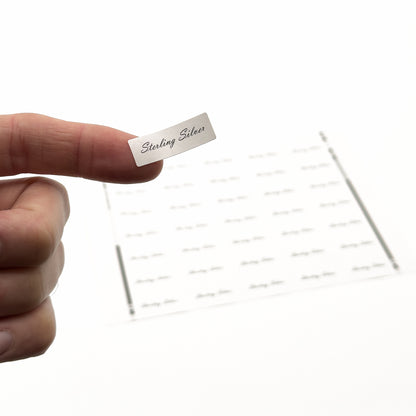 Jewellery Composition Labels | Self-Adhesive | Jewellers' Essentials (Pack of 350)