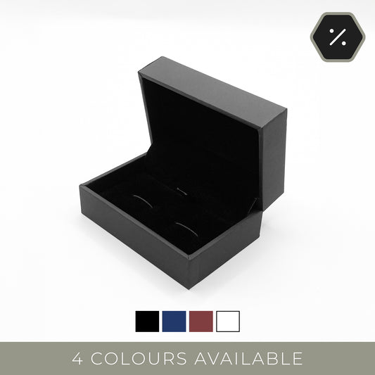 Oxford Soft-Touch Cufflink Case (Pack of 12)