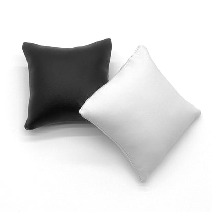 Black / White PU Leather Cushion Display for Watches