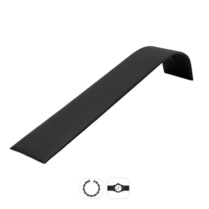 50% Off Assorted Clearance Displays | Black / White PU Leather Showcases