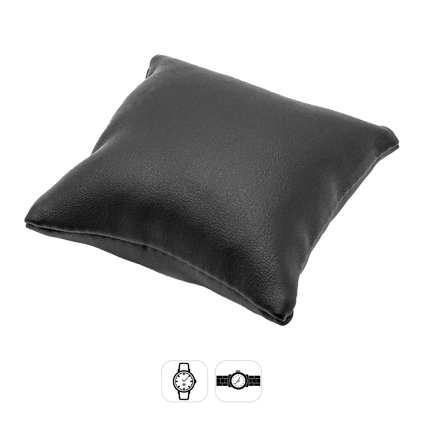 50% Off Assorted Clearance Displays | Black / White PU Leather Showcases