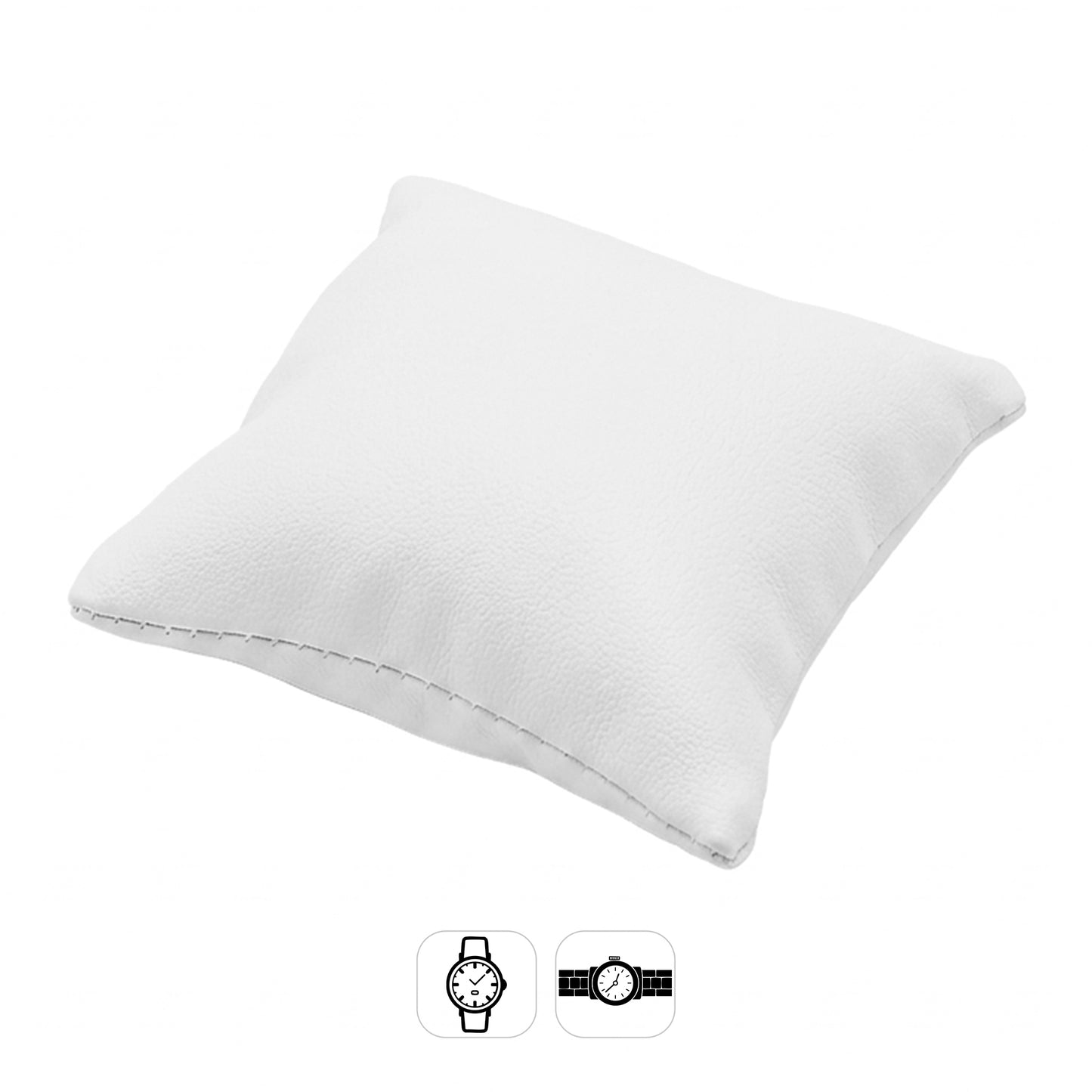50% Off Assorted Clearance Displays | Black / White PU Leather Showcases