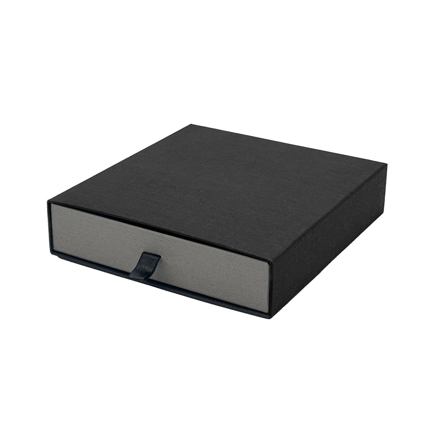 Drawer | Pull-Out Black / Grey Universal Gift Box Including a Ring (Pack of 10)