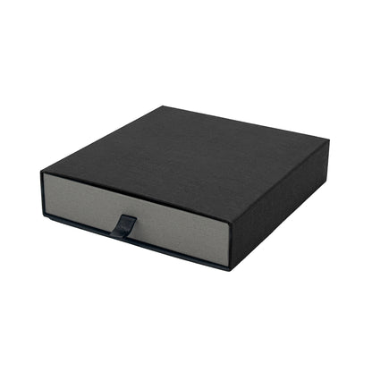 Drawer | Pull-Out Black / Grey Universal Gift Box Including a Ring (Pack of 10)