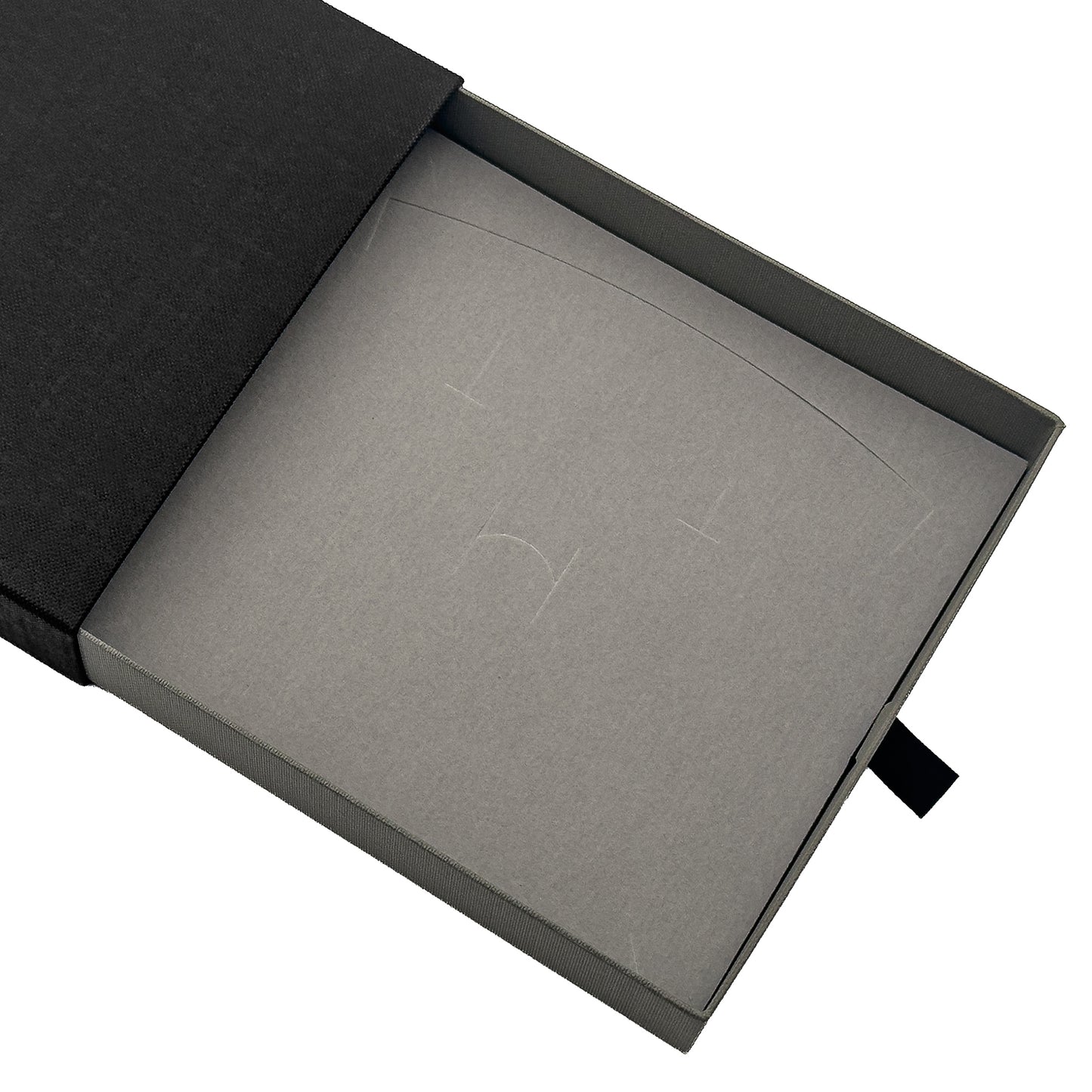 Drawer | Pull-Out Black / Grey Universal Gift Box Including a Ring (Pack of 10)
