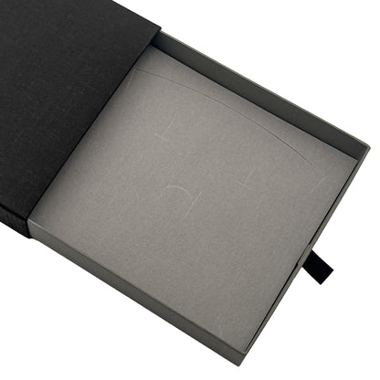 Drawer | Pull-Out Black / Grey Universal Gift Box Including a Ring (Pack of 10)