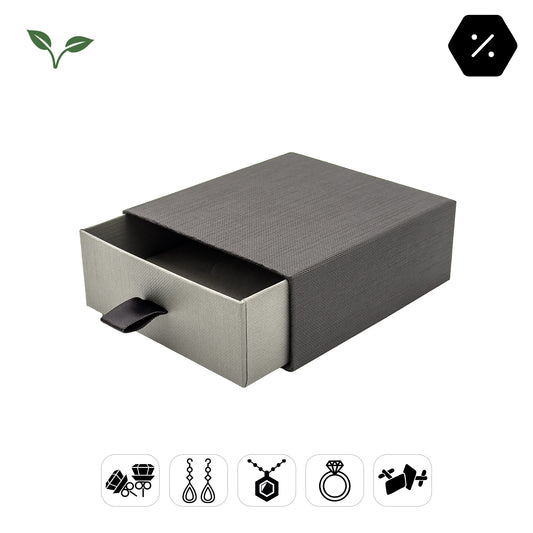 Drawer Universal with Ring Slot | Stylish Eco Pull-Out Jewellery Box (Pack of 30)