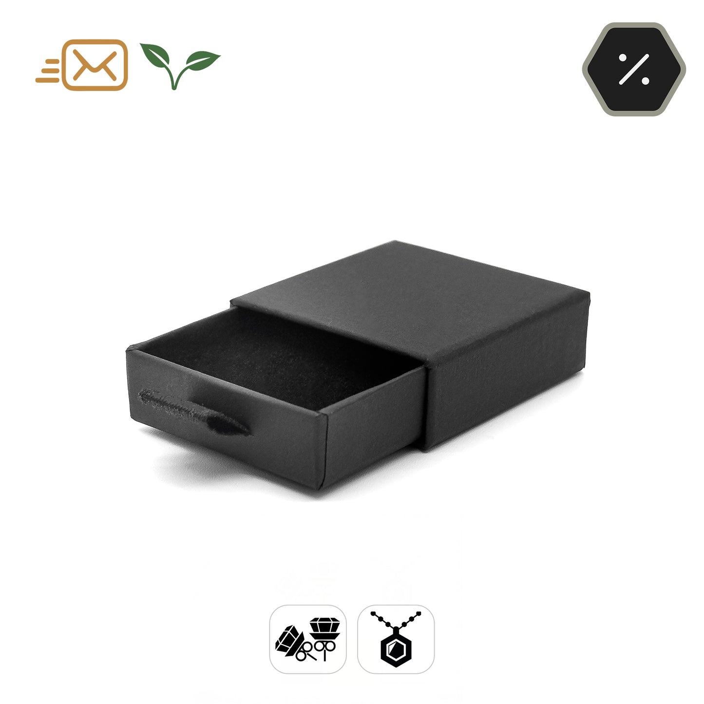 Drawer Postal | Small Universal Box, 50x50mm (Pack of 25)