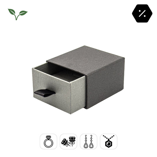 Drawer Ring & Stud Earring | Stylish Eco Pull-Out Jewellery Box (Pack of 30)