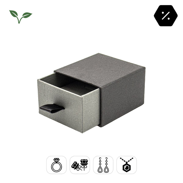 Drawer Ring & Stud Earring | Stylish Eco Pull-Out Jewellery Box (Pack of 30)