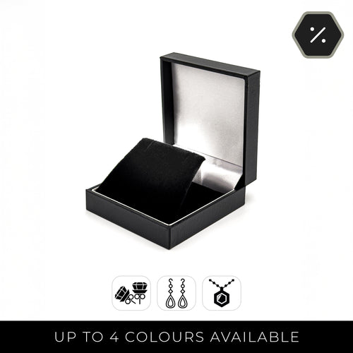 Marham Plus | Traditional Plain Leatherette Drop Earring / Pendant Case (Pack of 20)