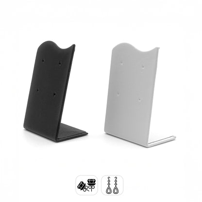 Assorted Clearance Displays | Black / White PU Leather Showcases