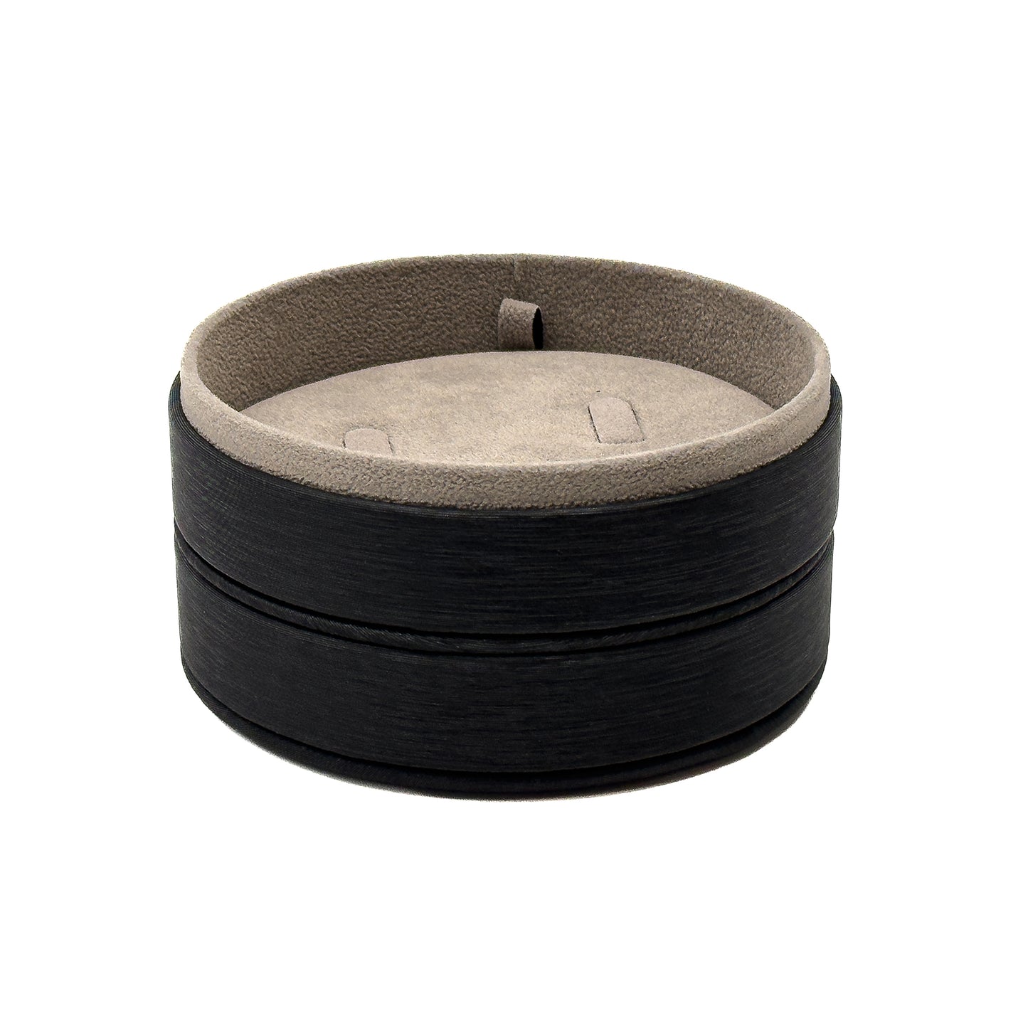 Dubai | Luxury Silk Cylindrical Double Ring Box for Wedding Bands (Pack of 10)